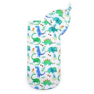 CUTIE COCOON MATCHING COCOON AND HAT SET – Dinosaur Print