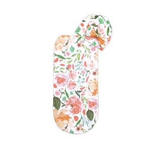 CUTIE COCOON MATCHING COCOON AND HAT SET – Floral Print