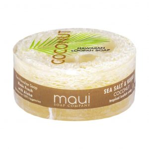 Loofah Soap – Coconut with Sea Salt & Kukui Oil